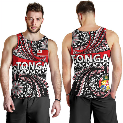 Tonga Tank Top Polynesian Tattoo Tongan Tapa