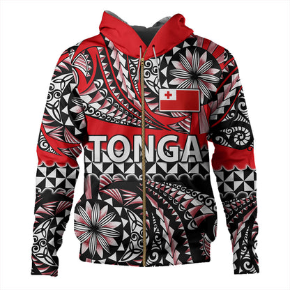 Tonga Hoodie Polynesian Tattoo Tongan Tapa