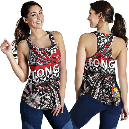 Tonga Women Tank Polynesian Tattoo Tongan Tapa