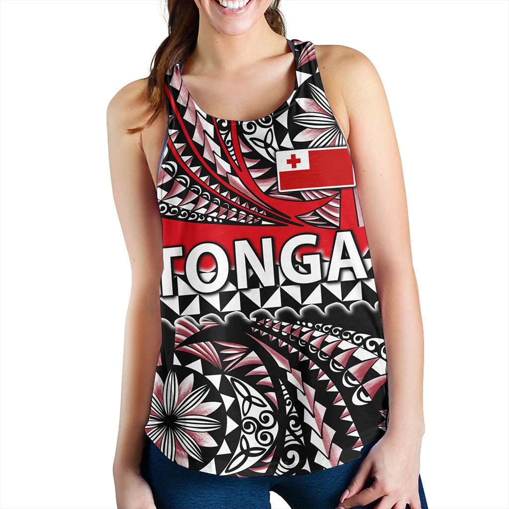 Tonga Women Tank Polynesian Tattoo Tongan Tapa