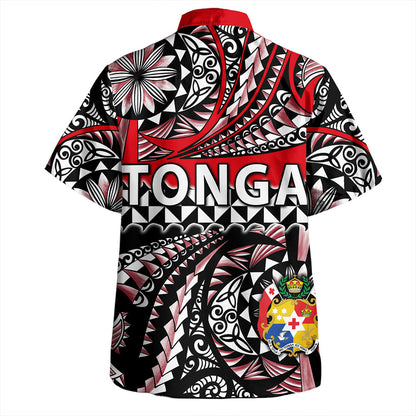 Tonga Hawaiian Shirt Polynesian Tattoo Tongan Tapa