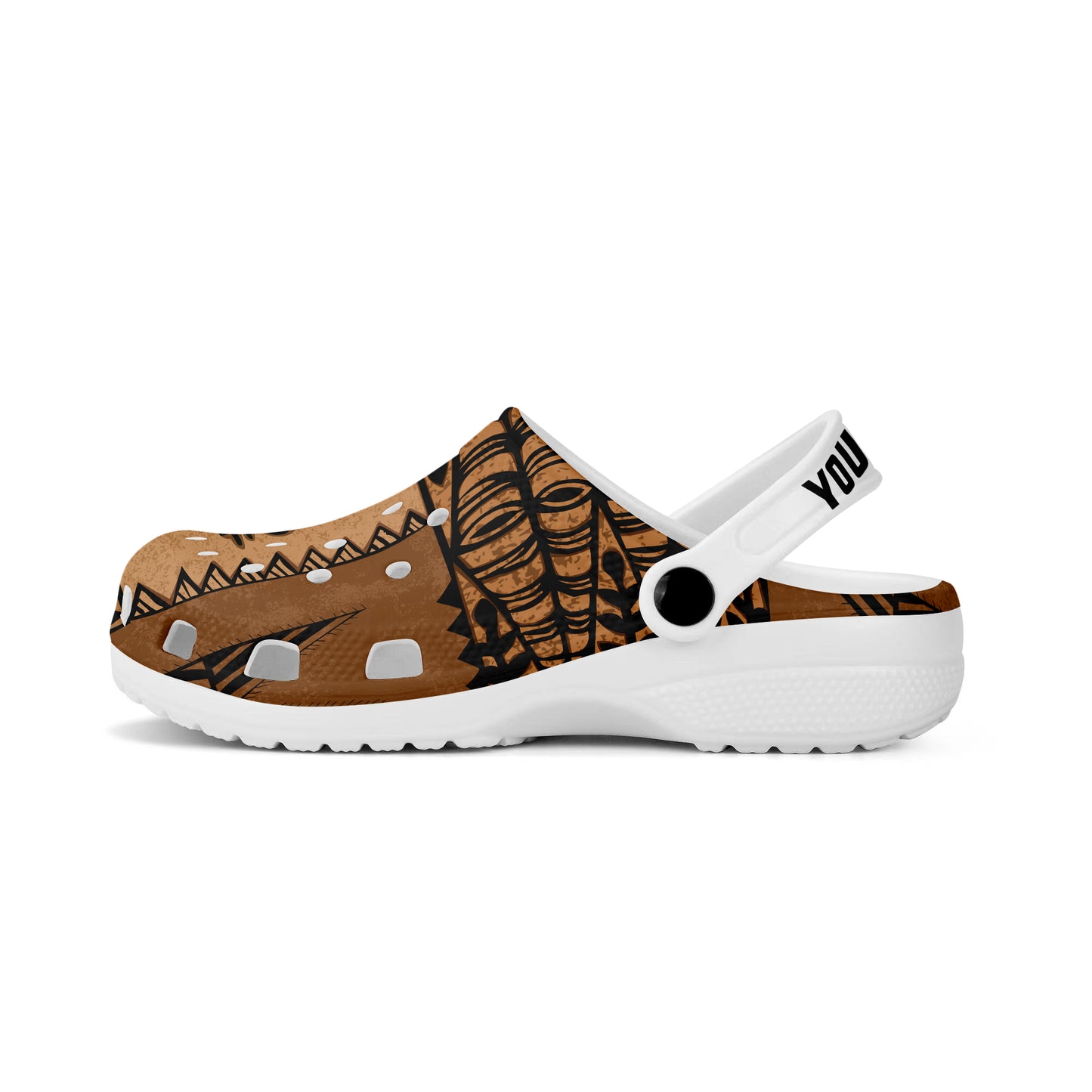 Tonga Clogs Shoes Custom Text Tonga Siapo