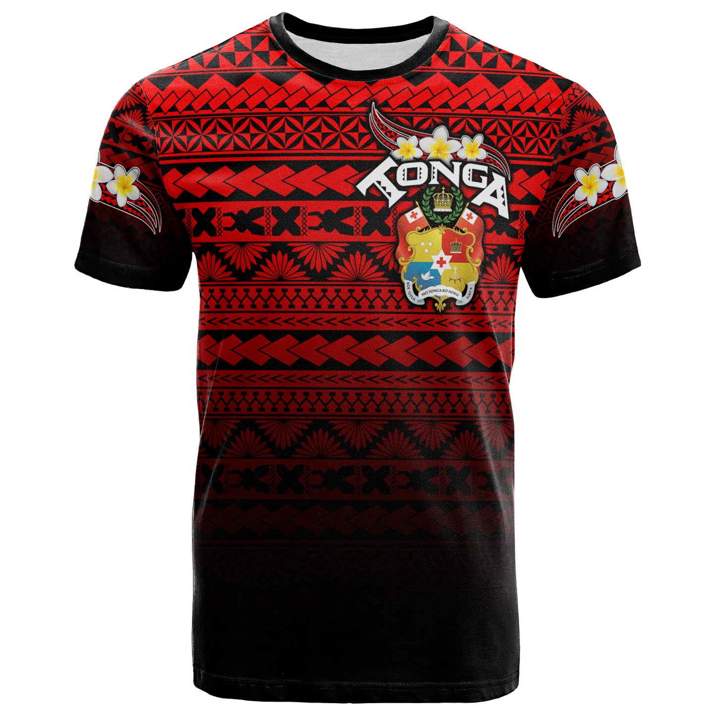 Tonga T-Shirt - Custom Tongan Patterns Culture