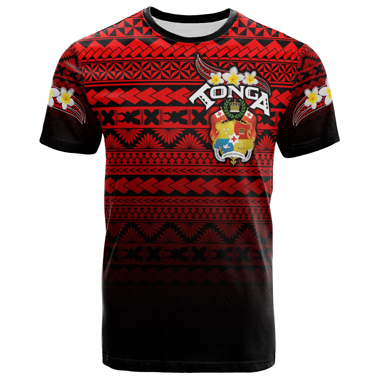 Tonga T-Shirt - Custom Tongan Patterns Culture