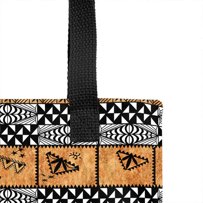 Tonga Tote Bag Tapa Pattern