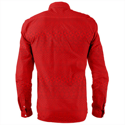 Tonga Long Sleeve Shirt Ngatu Crack Style Ver.1