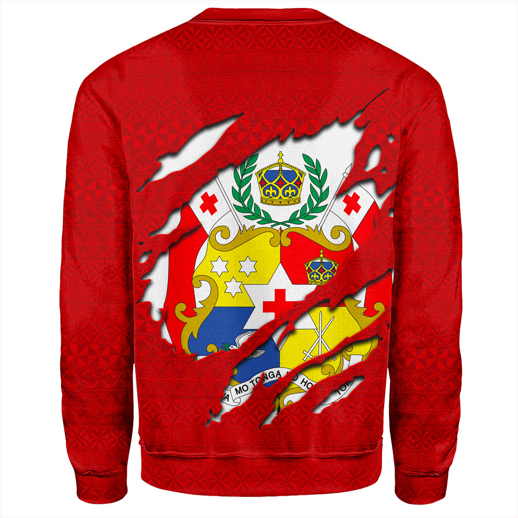 Tonga Sweatshirt Ngatu Crack Style