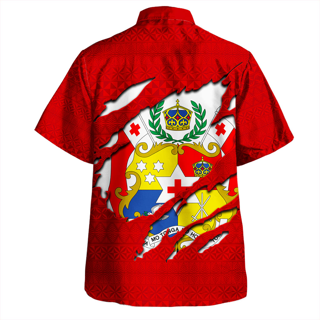 Tonga Hawaiian Shirt Ngatu Crack Style