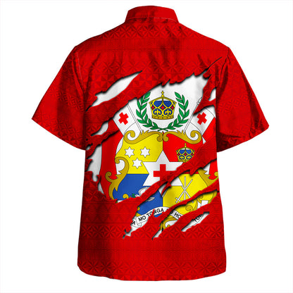Tonga Hawaiian Shirt Ngatu Crack Style