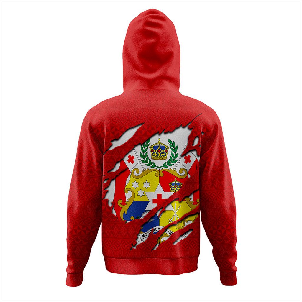Tonga Hoodie Ngatu Crack Style