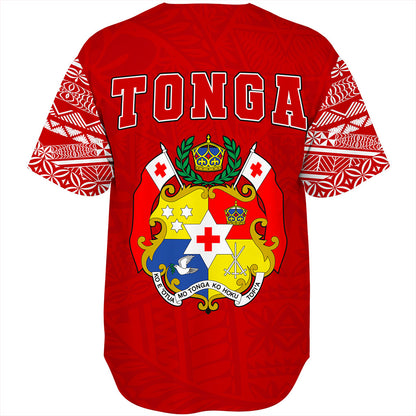 Tonga Baseball Shirt Ngatu Pattern Seal Athletic