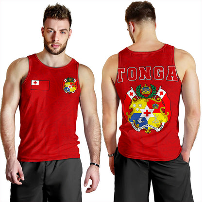 Tonga Tank Top Ngatu Pattern Seal Athletic
