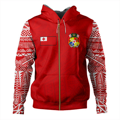 Tonga Hoodie Ngatu Pattern Seal Athletic