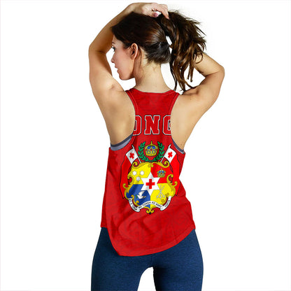 Tonga Women Tank Ngatu Pattern Seal Athletic