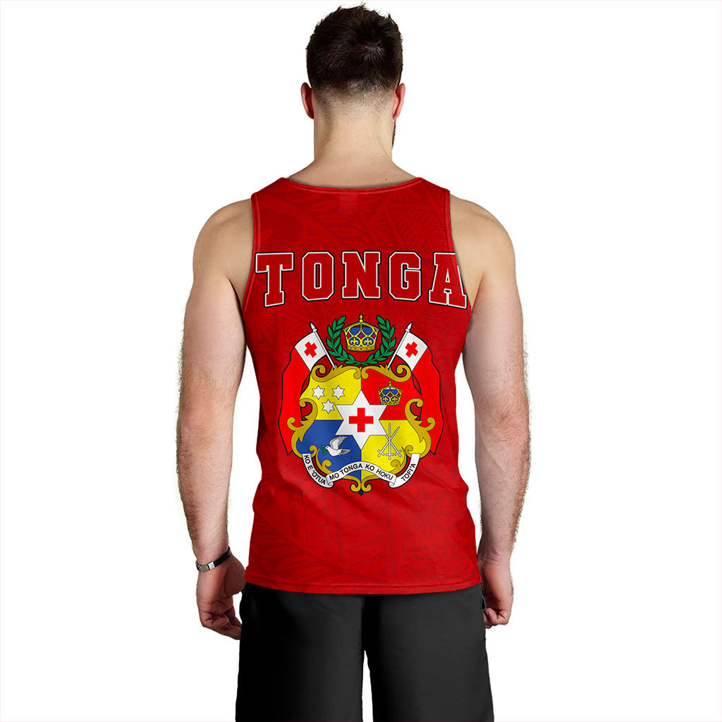 Tonga Tank Top Ngatu Pattern Seal Athletic