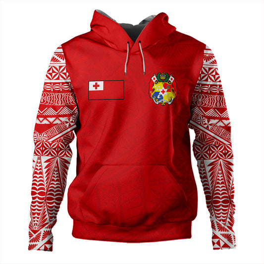 Tonga Hoodie Ngatu Pattern Seal Athletic