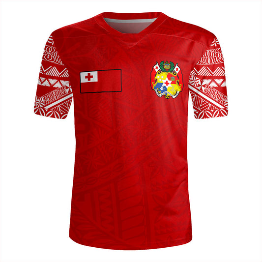 Tonga Rugby Jersey Ngatu Pattern Seal Athletic