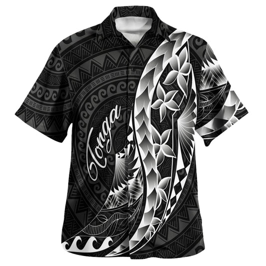 Tonga Custom Personalised Hawaiian Shirt Polynesian Pattern Style