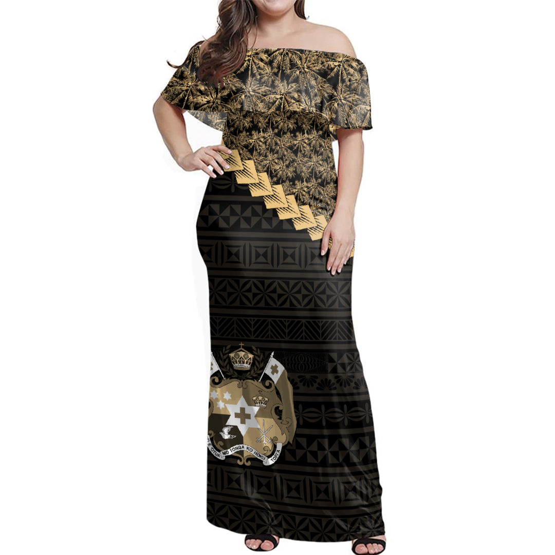 Tonga Combo Dress And Shirt Golden Coconut