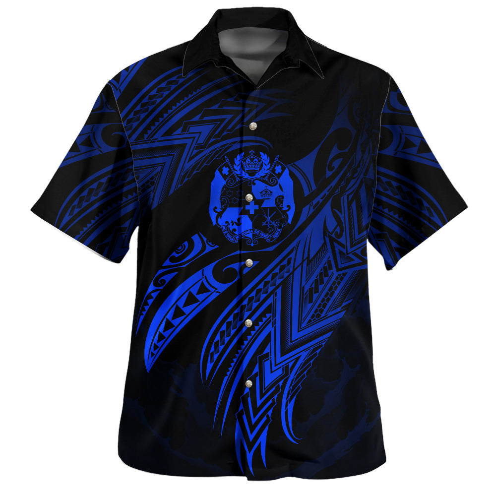 Tonga Custom Personalised Hawaiian Shirt Legend Color Version