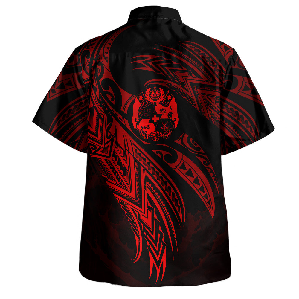 Tonga Custom Personalised Hawaiian Shirt Legend Color Version