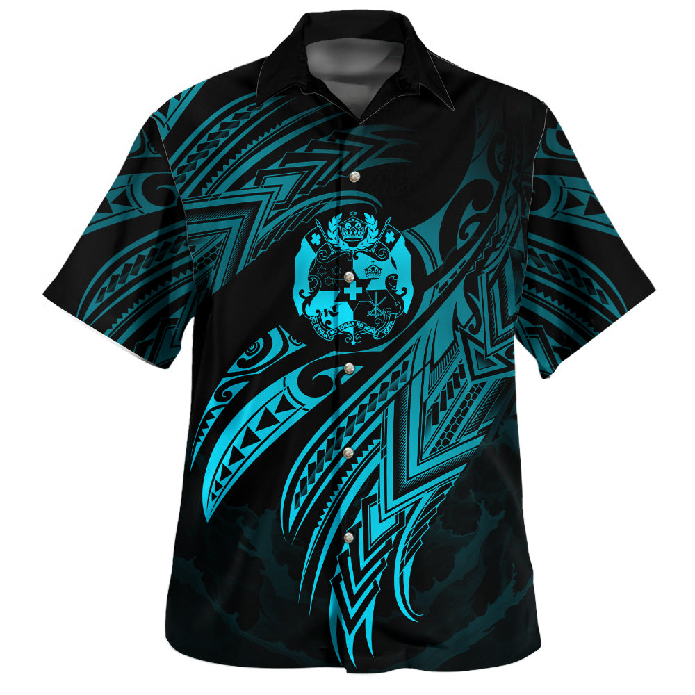 Tonga Custom Personalised Hawaiian Shirt Legend Color Version