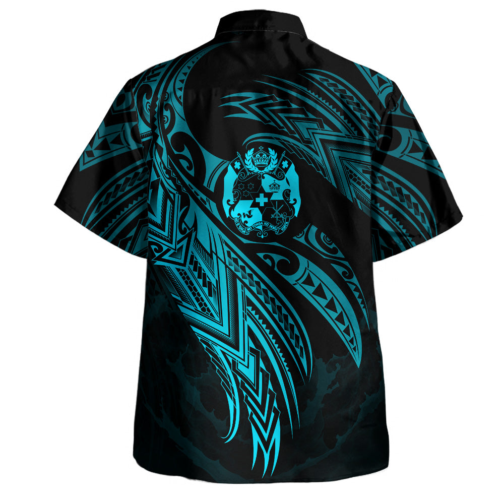 Tonga Custom Personalised Hawaiian Shirt Legend Color Version