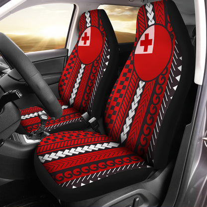 Tonga Polynesian Car Seat Cover - Tonga Flag