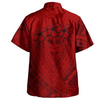 Tonga Hawaiian Shirt Polynesian Hibiscus Style