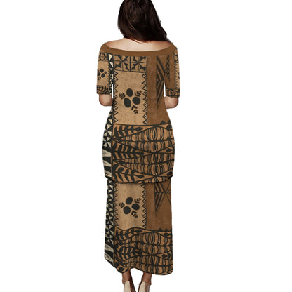 Tonga Combo Puletasi And Shirt Scarf