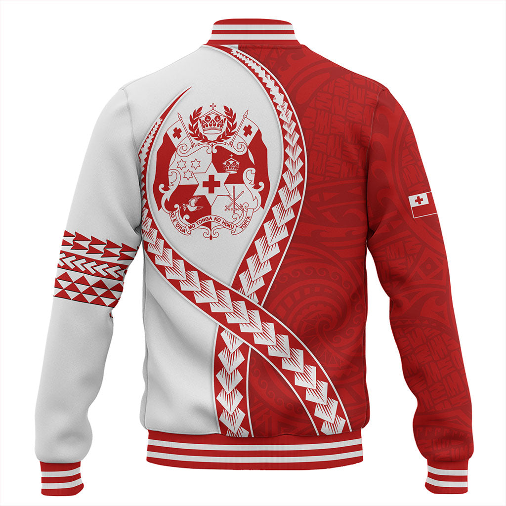 Tonga Baseball Jacket Tribal Polynesian In My Heart