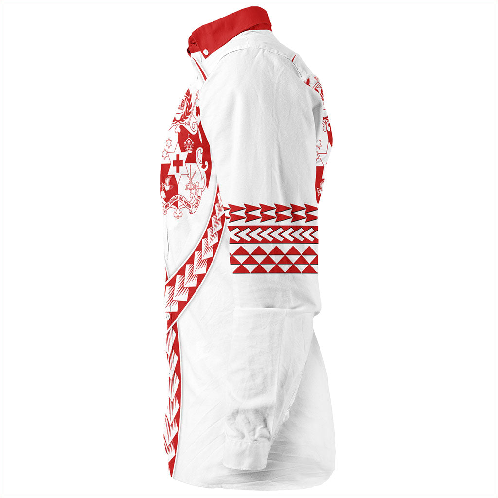 Tonga Long Sleeve Shirt Tribal Polynesian In My Heart