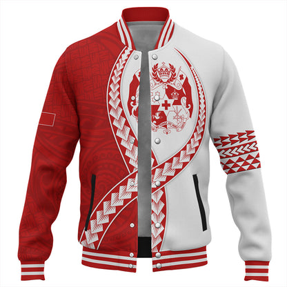 Tonga Baseball Jacket Tribal Polynesian In My Heart
