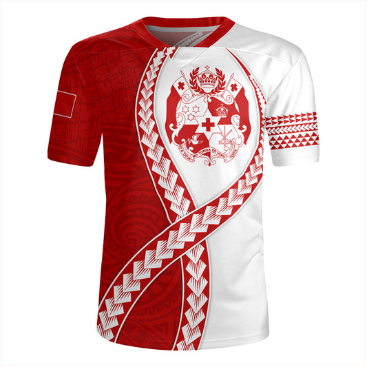 Tonga Rugby Jersey Tribal Polynesian In My Heart