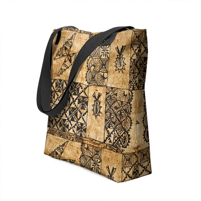 Tonga Tote Bag Ngatu Design
