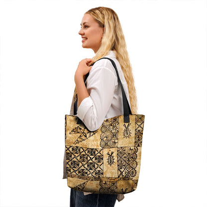 Tonga Tote Bag Ngatu Design