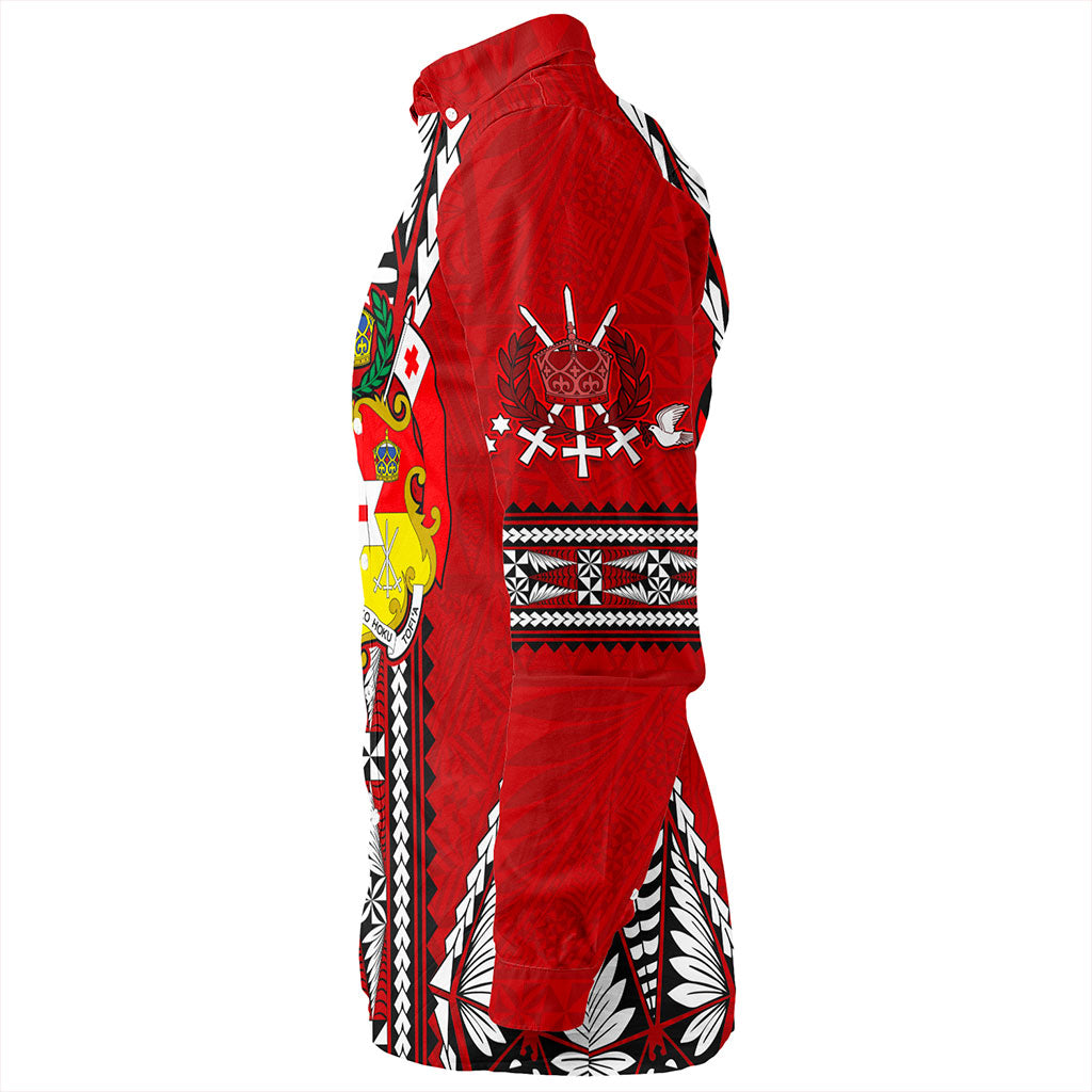 Tonga Long Sleeve Shirt Traditional Tongan Piece
