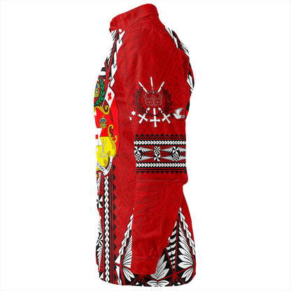 Tonga Long Sleeve Shirt Traditional Tongan Piece