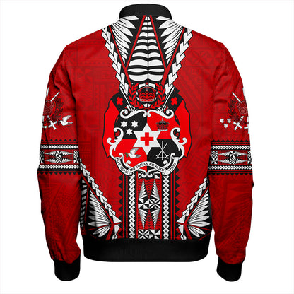 Tonga Bomber Jacket Traditional Tongan Piece