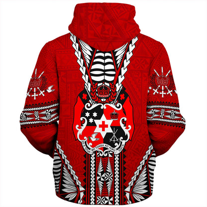 Tonga Sherpa Hoodie Traditional Tongan Piece