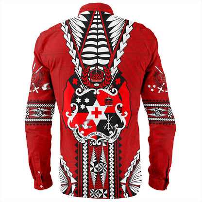 Tonga Long Sleeve Shirt Traditional Tongan Piece