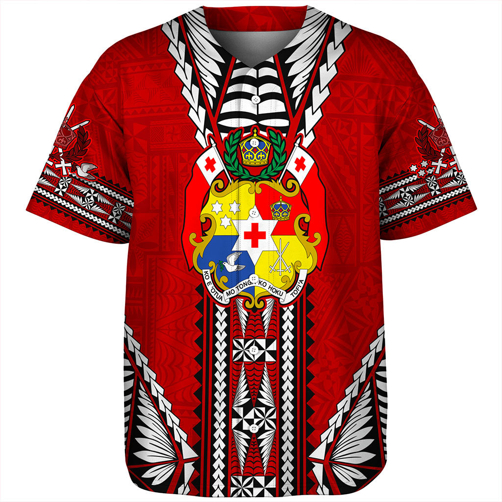 Tonga Baseball Shirt Traditional Tongan Piece