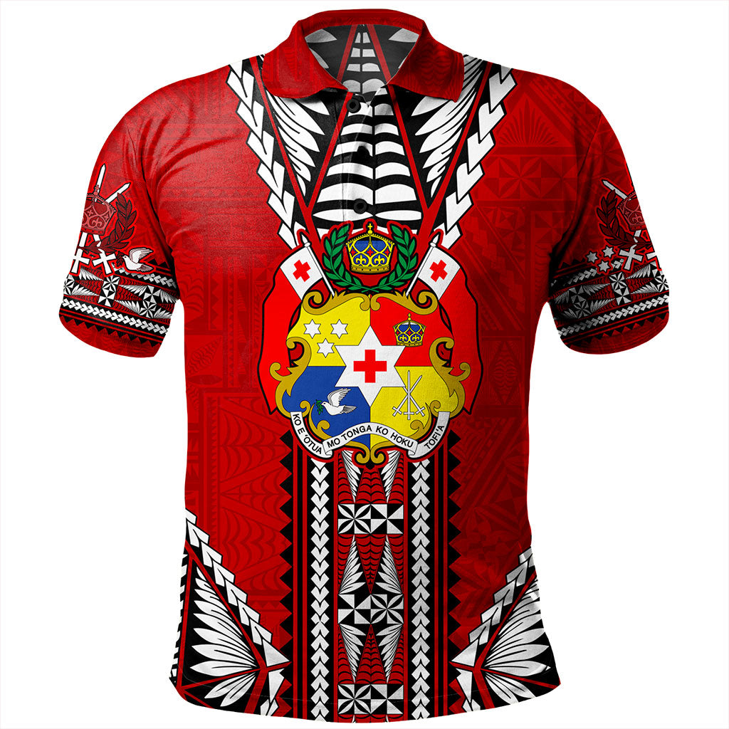 Tonga Polo Shirt Traditional Tongan Piece