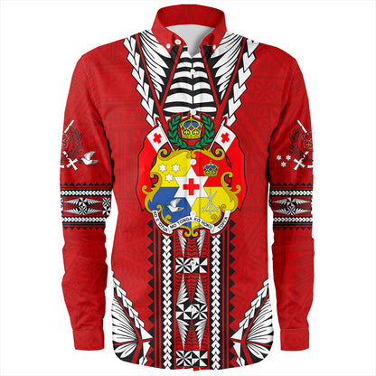 Tonga Long Sleeve Shirt Traditional Tongan Piece