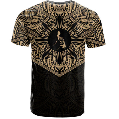 Philippines Filipinos T-Shirt Traditional Tribal Tattoo Sun