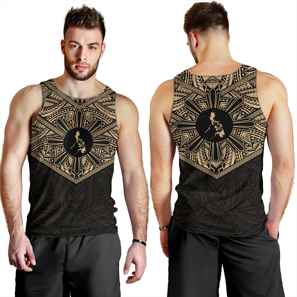 Philippines Filipinos Tank Top Traditional Tribal Tattoo Sun