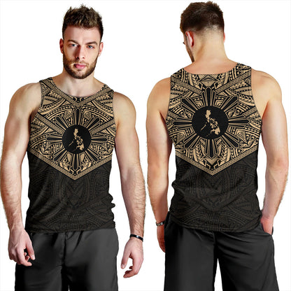 Philippines Filipinos Tank Top Traditional Tribal Tattoo Sun