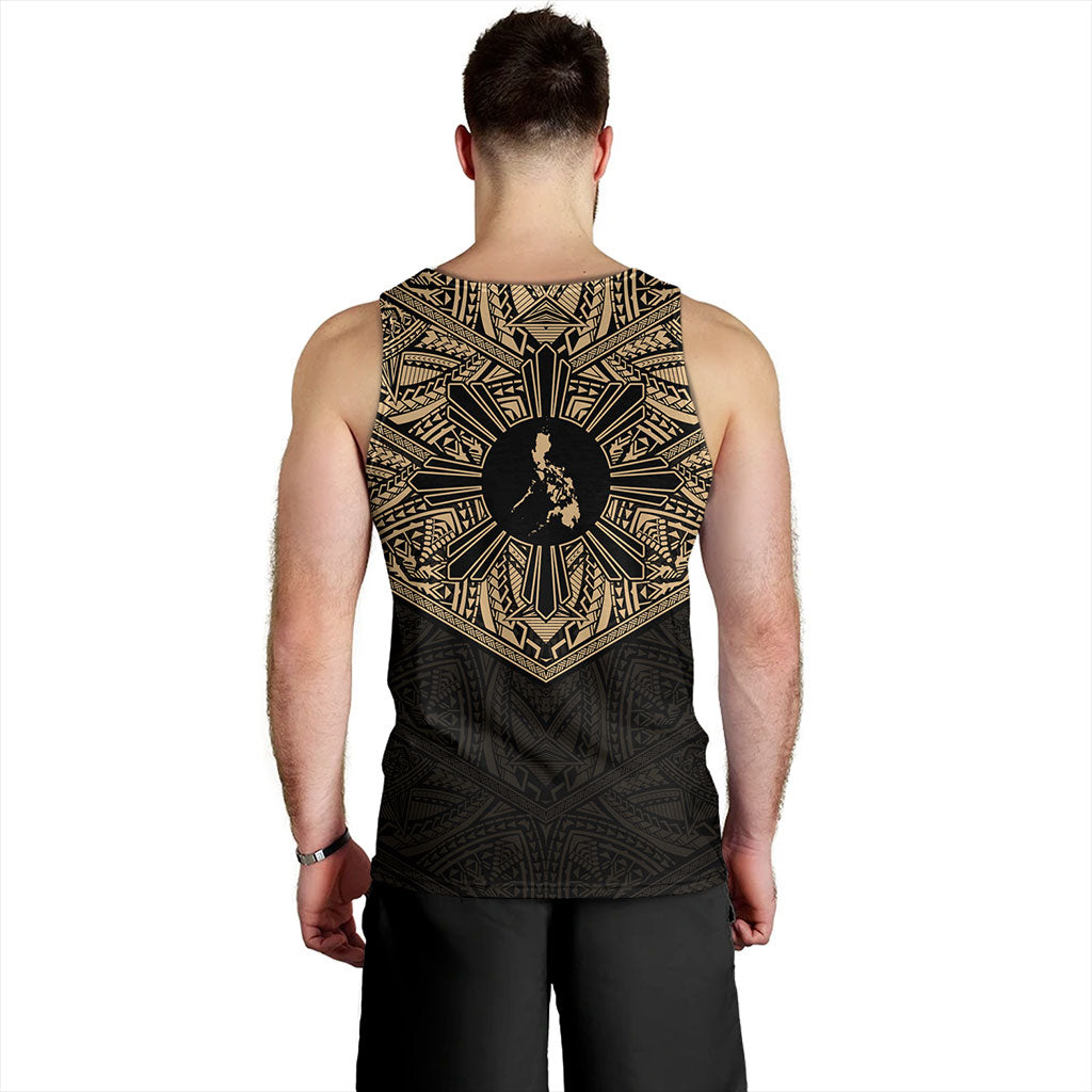 Philippines Filipinos Tank Top Traditional Tribal Tattoo Sun