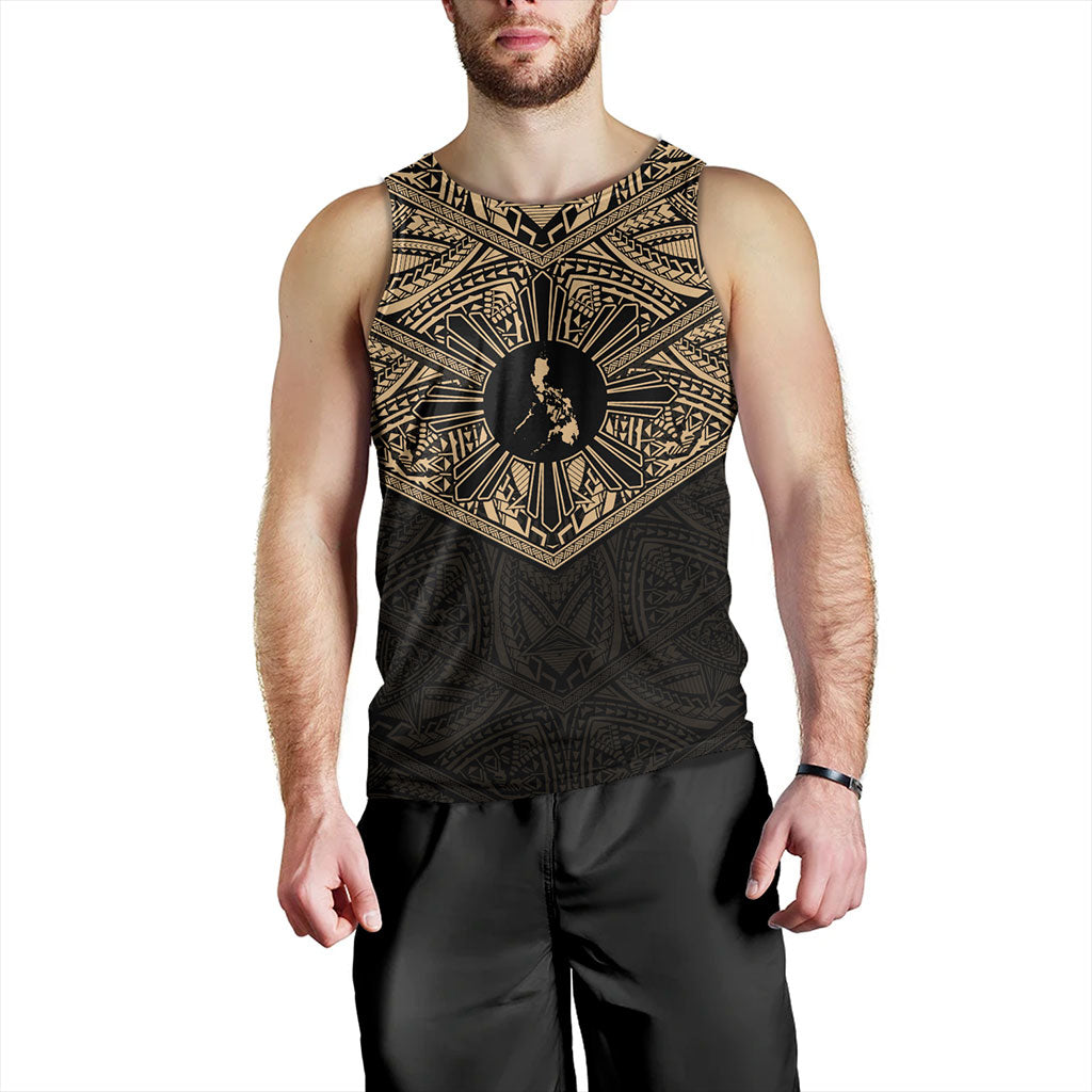 Philippines Filipinos Tank Top Traditional Tribal Tattoo Sun