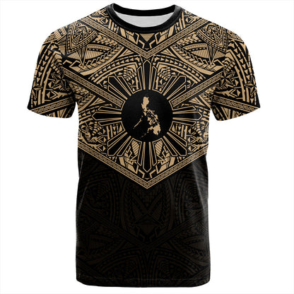 Philippines Filipinos T-Shirt Traditional Tribal Tattoo Sun